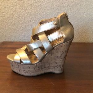 Super cute Guess wedges